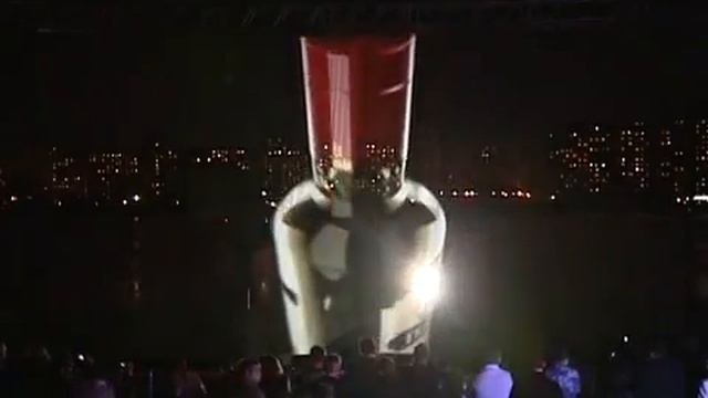 Видеопроекция на водном занавесе смотреть онлайн