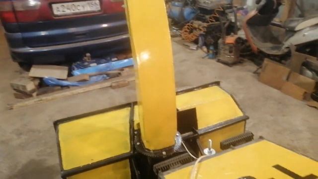 снегоротор на минитрактор своими руками часть 2 смотреть онлайн
