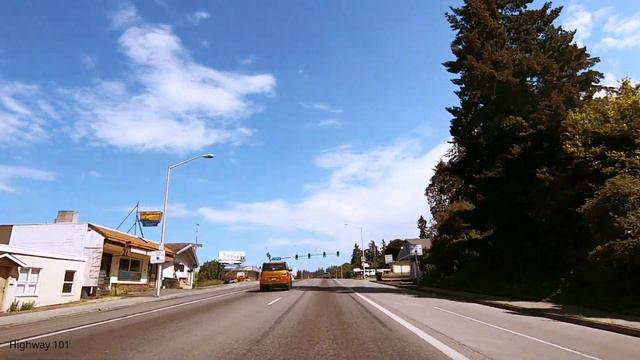 Port Angeles, Washington USA | Driving East on Highway 101, ASMR Driving смотреть онлайн