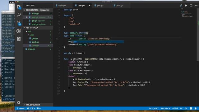 ep006.01 - A Simple HTTP API Service in GOLang смотреть онлайн