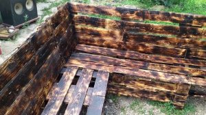 Комплект угловой диван и стол из поддонов) #мебельизподдонов #мебель #дерево #заказ