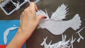 Мастер-класс по созданию голубя мира из фетра
