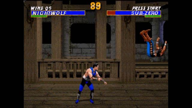 Mortal Kombat 3 (Sega Genesis) - Nightwolf смотреть онлайн