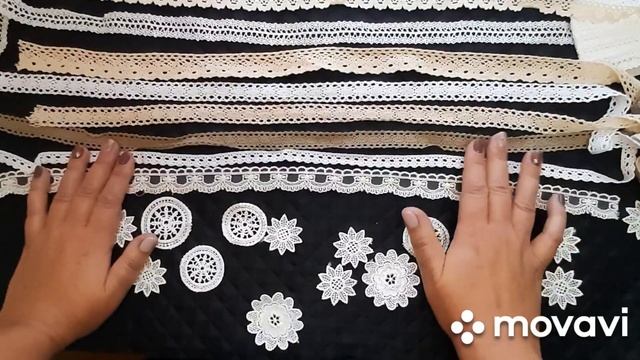 Подарок сестры.Часть 2. Льняной купон, кружева, репсовая лента. смотреть онлайн