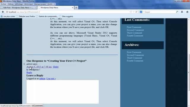 Lesson 21 Wordpress Design Theme Comments Form and Single Page смотреть онлайн