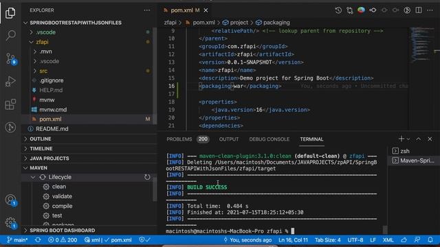 How do I create a deployable WAR file in spring boot? | WAR file in visual code | Spring Boot-Maven смотреть онлайн