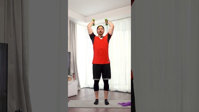 Упражнение с гантелями ? смотреть онлайн