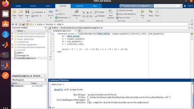 Create Microservice Docker Containers with MATLAB смотреть онлайн