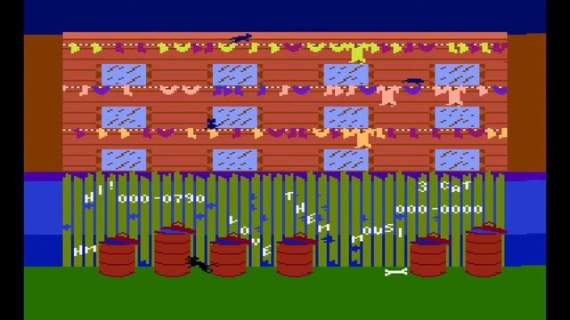 Alley Cat (Atari 800) Game play смотреть онлайн