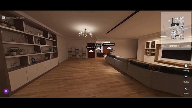 Panorama Rendering In Homestyler.com