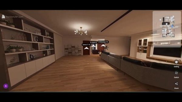 Panorama Rendering in Homestyler.com