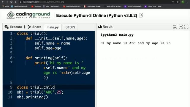 Python oops concepts, classes objects and inheritance смотреть онлайн