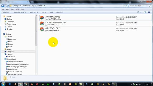 Cara Buka & Extract File ZIP, RAR dan 7Z di Komputer смотреть онлайн