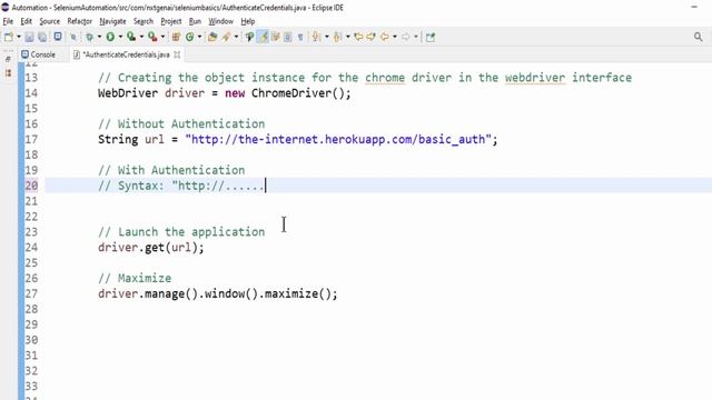Selenium Tutorials for Beginners : 22. How to handle Authentication ? | Windows Credentials Pop-up смотреть онлайн