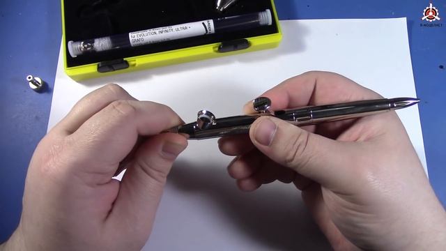 Обзор аэрографа H&S Evolution Silverline. смотреть онлайн