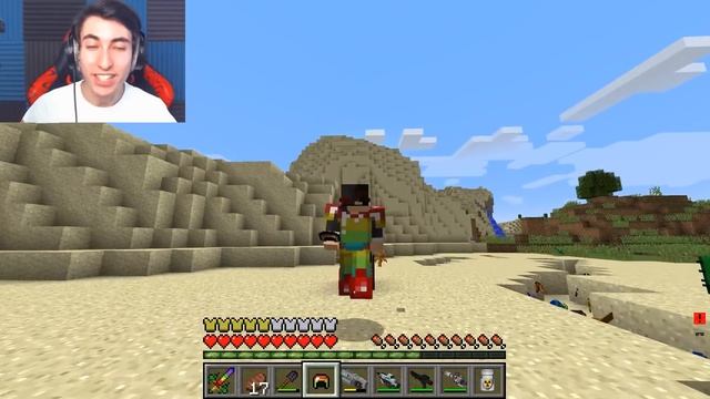 Minecraft Randomizer UHC but with mods... смотреть онлайн