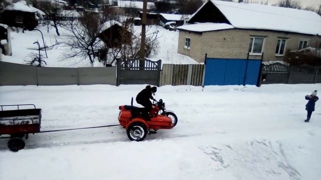 Зацеп на мотоблоке Vs Зацеп на планете ! кто победит смотреть онлайн
