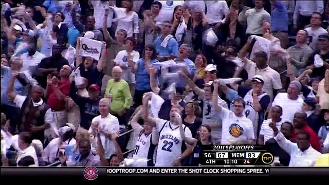 Darrell Arthur HD Block and Fast Break Alley-oop against Spurs in Game 4 of 2011 playoffs смотреть онлайн