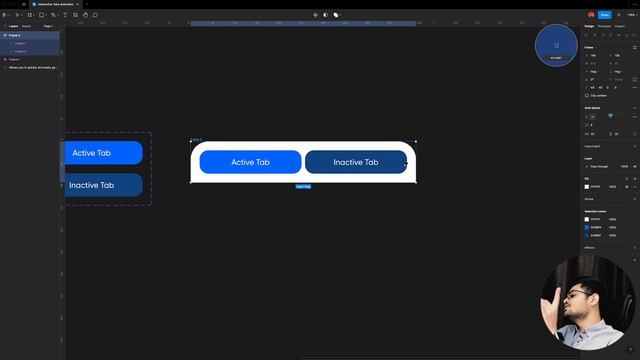 Interactive Tabs Animation in Figma | Beginners Guide | Figma Animation Tutorial смотреть онлайн