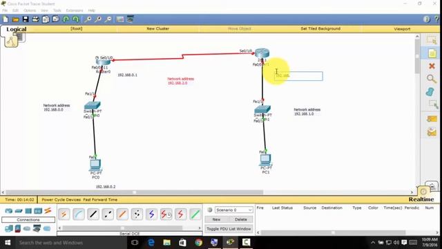 Part 2 - Labeling IP Address And Network Address In Cisco Packet Tracer