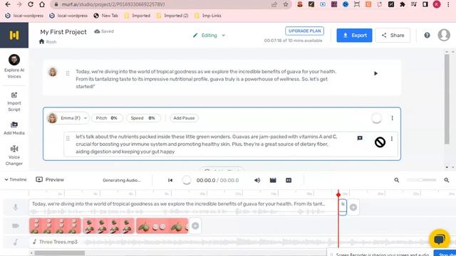 How to Convert Text to audio using Murf Ai Software | Create Voice Overs With Murf Ai смотреть онлайн