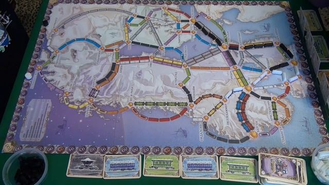 Ticket To Ride: Северные страны - играем в настольную игру. смотреть онлайн