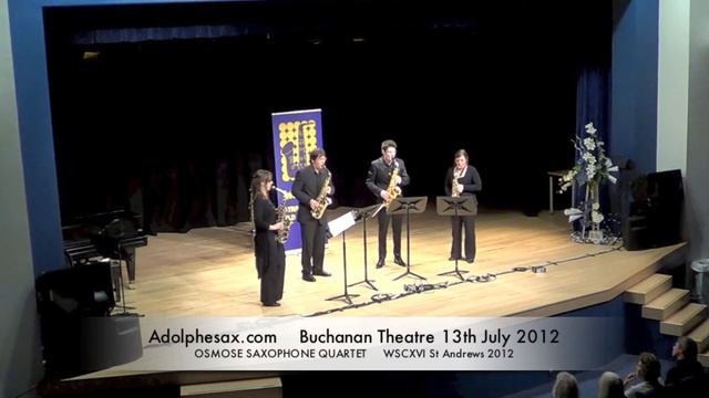 WSCXVI OSMOSE SAXOPHONE QUARTET Canonic Suite by Elliot Carter смотреть онлайн