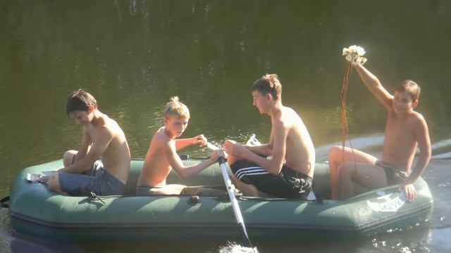 Сплав на плоту р.Сновь 2016