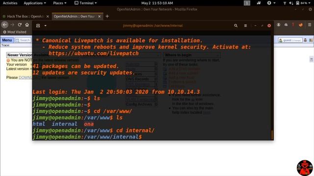 Hackthebox openadmin walkthrough | in tamil смотреть онлайн