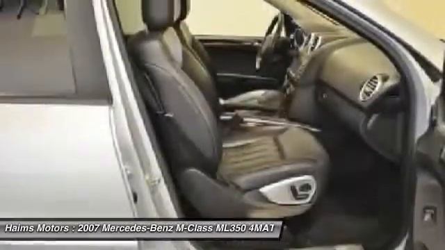 2007 Mercedes-Benz M-Class ML350 4MATIC 4dr 3.5L AWD SUV Lauderdale La смотреть онлайн