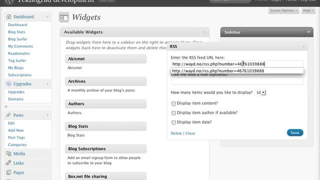 HOWTO add your WAYD feed to a WP blog смотреть онлайн