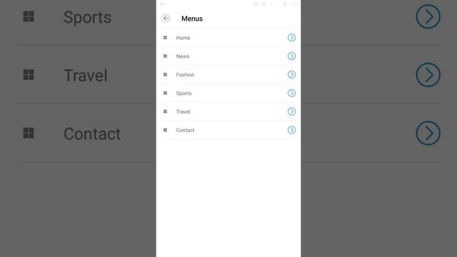 Sample Video of Blog and News app for WordPress Site смотреть онлайн