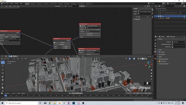 How to Create a City - Scene City 1.6 Blender Addon Review & Tutorial смотреть онлайн