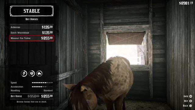 Red Dead Redemption 2 Fastest horse in the game (Missouri Fox Trotter) смотреть онлайн