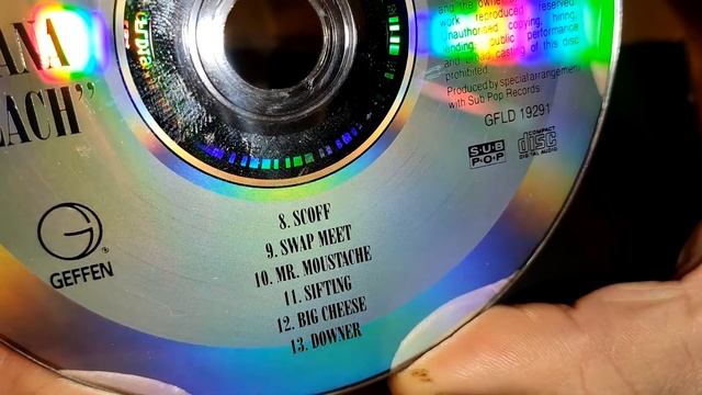 Обзор оформления CD альбома Nirvana - Bleach смотреть онлайн