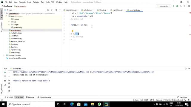 Python for Beginners - Enumeration in Python смотреть онлайн