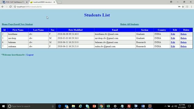PART 1: SPRINGBOOT,SECURITY,CRUD,HIBERNATE,JPA,MYSQL,JSP Validation смотреть онлайн