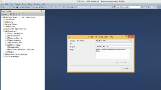 SQL SERVER Mail Kurulumu Agent ve mail gönderme смотреть онлайн
