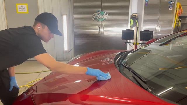 Ceramic Coating 2022 Corvette C8! Amazing Gloss!! Best looking C8 EVER?? Midland, Bay City & Sagina смотреть онлайн