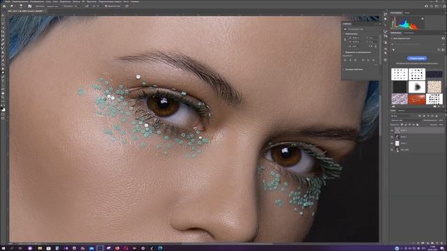 Ретушь портрета в PHOTOSHOP смотреть онлайн