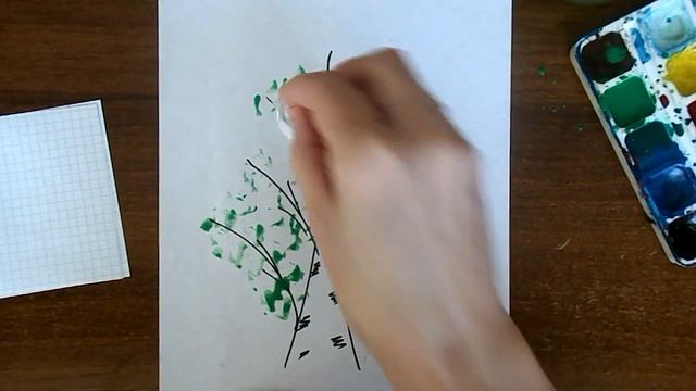 Уроки рисования БЕРЕЗА для детей 4 5 лет смотреть онлайн