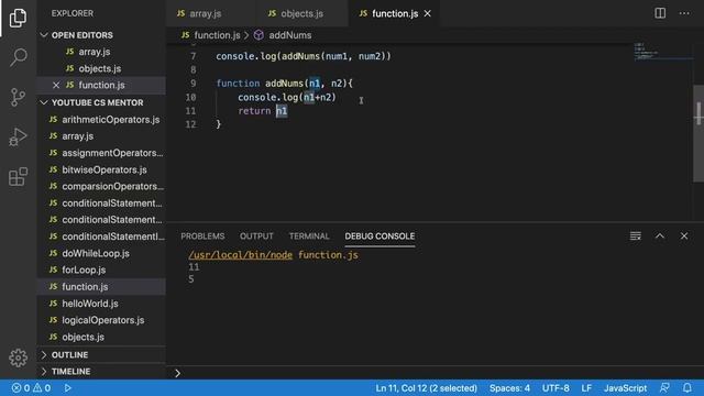 JavaScript Computer Science Return Function Value JavaScript Crash Course #22 смотреть онлайн