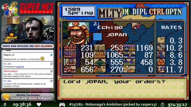 SNES Challenge #75 - Nobunaga's Ambition (2/2) смотреть онлайн