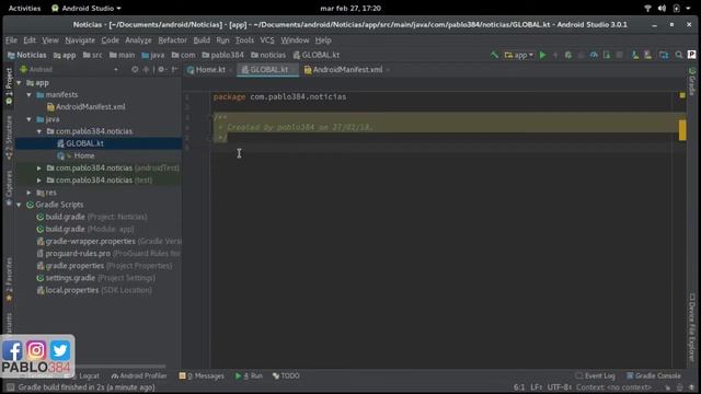 Curso Android con Kotlin: Ejercicio practico - Aplicación de noticias - I #18 смотреть онлайн