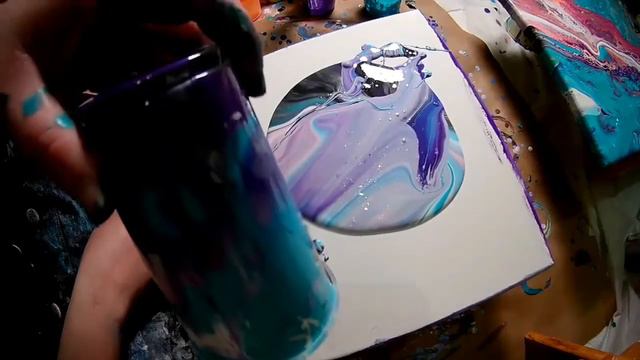Poured Painting 21 ~ Luna Nova ~ Flip Cup by Maigan Lynn смотреть онлайн