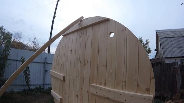 БАНЯ БОЧКА СВОИМИ РУКАМИ часть 3 смотреть онлайн