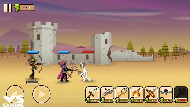 I am Archer - Stick War Battle - All Characters Unlocked and Fully Upgraded - Android Gameplay 3D смотреть онлайн