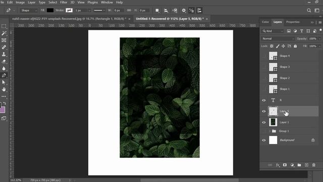 Letter R portrait in photoshop. смотреть онлайн