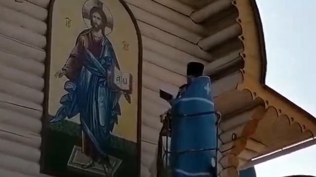 2020.09.23 Освящение мозаичной иконы Гидроторф смотреть онлайн