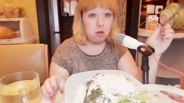 МУКБАНГ СУДАК С РИСОМ, ЖУЮ НА КАМЕРУ АППЕТИТНО, АСМР ВИДЕО